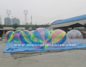 ballon gonflable de bulle de l'eau de tpu marchant sur l'eau