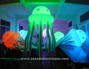 méduse gonflable avec lumières led