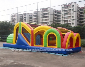tunnel d'obstacles gonflable pour enfants
