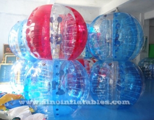 ballon de football gonflable de bulle de tpu d'enfants n d'adultes