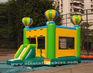 château gonflable combiné pour enfants avec toboggan