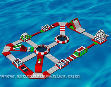 custom design giant inflatable floating water park for adults
