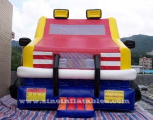 maison gonflable faite sur commande de rebond de camion d'enfants en plein air