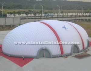 Tente gonflable géante de dôme de terrain de jeu de sports de 40x20 mètres