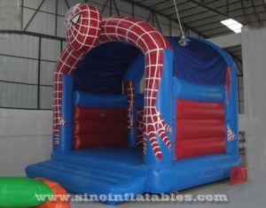 Parti d'enfants Spiderman Château gonflable gonflable avec toit