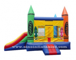 jeu de combo gonflable enfants colorie maison colorie