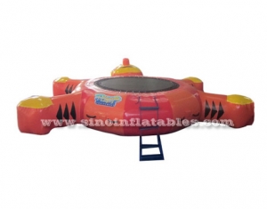 trampoline gonflable de l'eau d'enfants de tortue