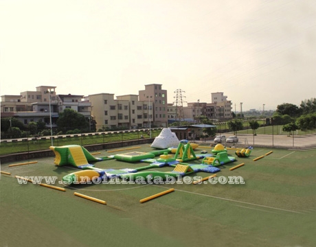 giant inflatable water playground