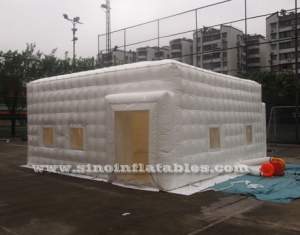 petite tente gonflable blanche de cube en PVC