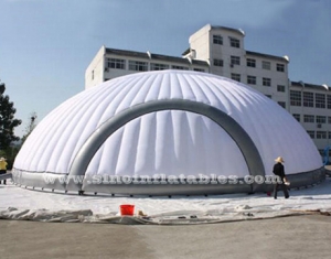 18 mètres de diamètre tente dôme gonflable géante ronde