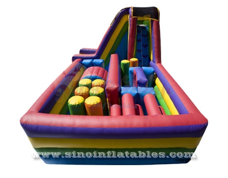 kids bouncy inflatable obstacle courses