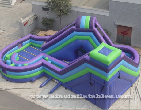 giant kids inflatable obstacle course