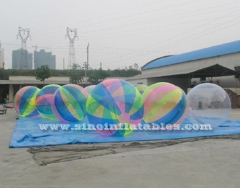 ballon gonflable de bulle de l'eau de tpu marchant sur l'eau