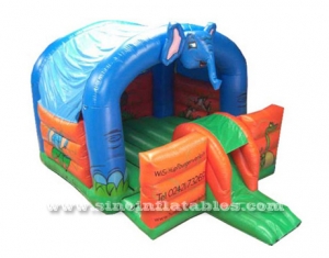 maison populaire de rebond gonflable d'éléphant d'enfants