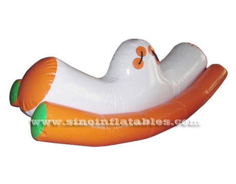 Kids and adults airtight inflatable water seesaw
