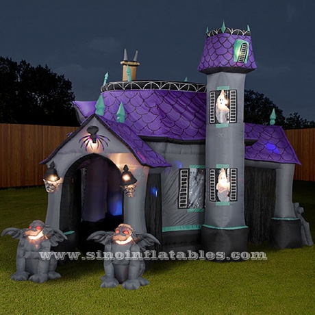 giant halloween inflatable haunted house