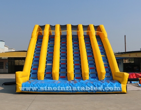 vertical rush slide adults inflatable obstacle course