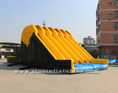 vertical rush slide adults inflatable obstacle course