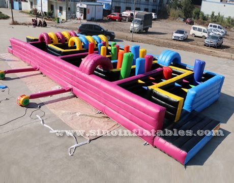 kids N adults inflatable maze obstacle course