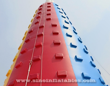 giant rocket inflatable rock climbing wall