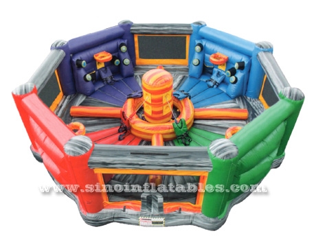 Kids N adults inflatable hungry hungry hippos