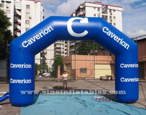 arceau gonflable publicitaire pour Caverian promotion