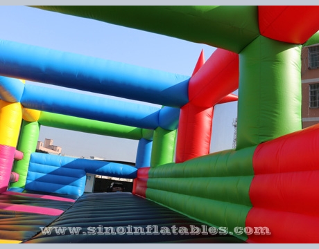 adults inflatable 5K obstacle course
