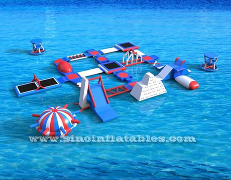 giant auqa amusement inflatable water park