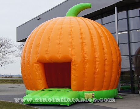 Halloween kids inflatable pumpkin bounce house