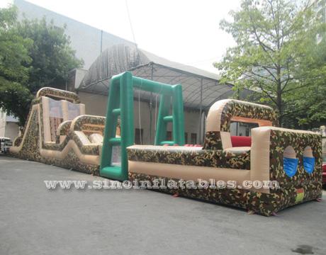 adults boot camp inflatable obstacle course