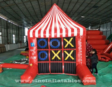 inflatable 4 spot tic tac toe game