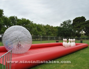jeu de boule de bowling humain géant gonflable