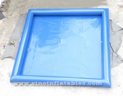 piscine d'eau gonflable ballon d'eau rectangle bleu