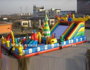 parc d'attractions gonflable géant pour enfants