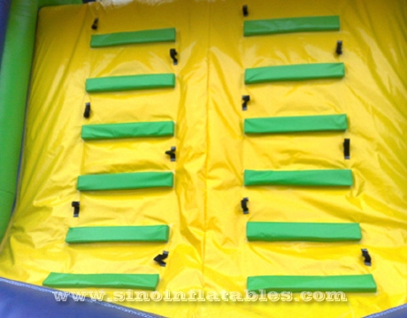 rainbow kids inflatable obstacle course