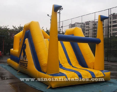 Brumbies Ruby inflatable obstacle course