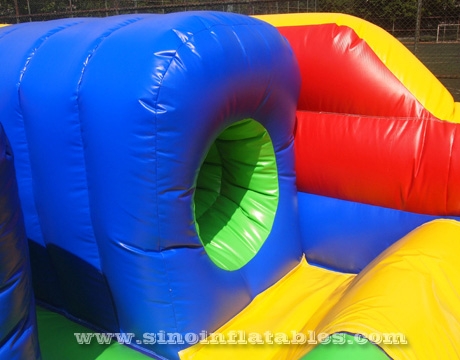 kids interactive pirate ship inflatable obstacle course