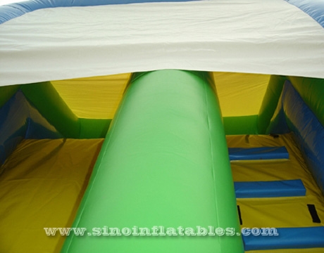 kids inflatable bounce house with slide N pool