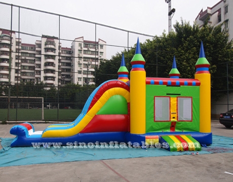 Colorful commercial kids inflatable combo game
