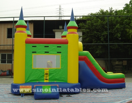 dream castle kids inflatable bouncy castle with slide