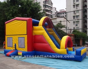 château gonflable gonflable pour enfants avec toboggan
