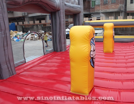 kids giant inflatable medieval castle slide