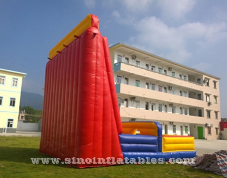 giant inflatable rock climbing wall