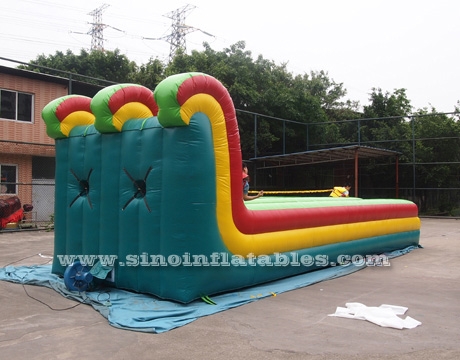 long kids N adults interactive inflatable bungee run