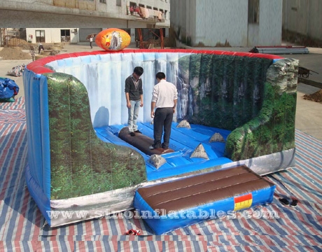interactive inflatable rotating beam game