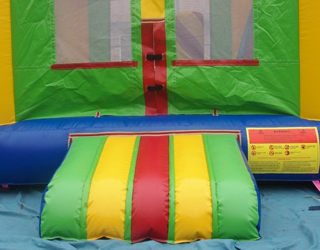5in1 inflatable combo bounce house with slide