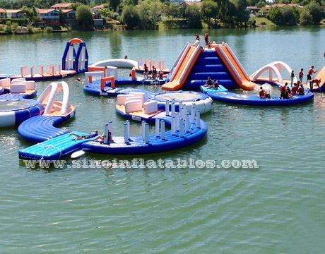 kids N adults giant inflatable water floating playground