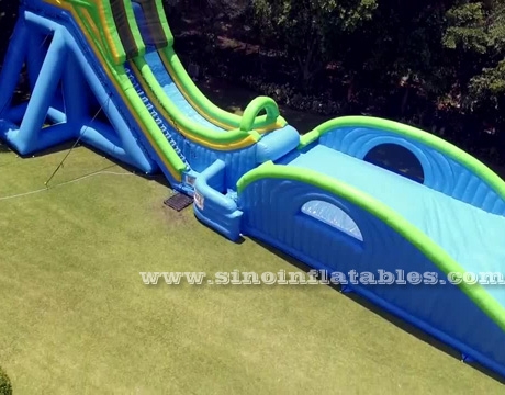 adults giant inflatable dropkick water slide