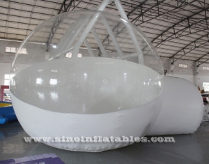 tente de camping à bulles gonflable claire
