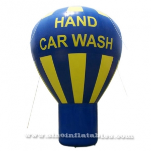 ballon gonflable de promotion de publicité de lavage de voiture de main
